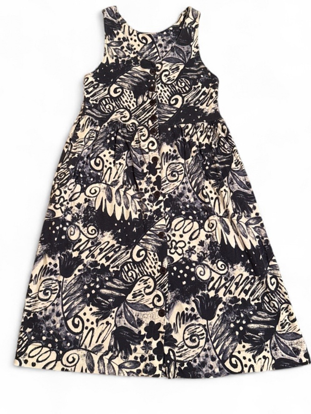 90s floral knit dress